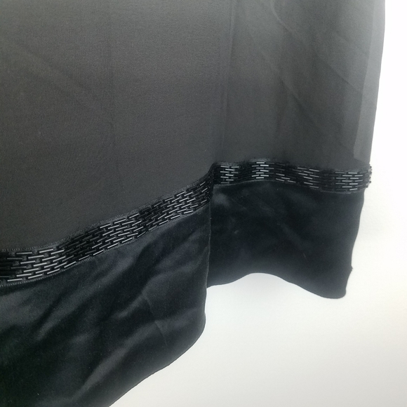 PAULE KA Silk Beaded Blouse with Tie-Neck Size 40 - Picture 4 of 6